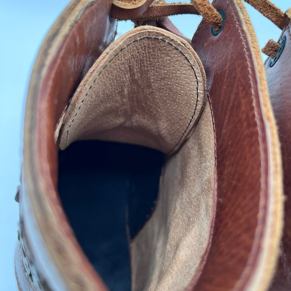 Genuine Leather Boots Size 38 Hunac Sole - Picture 5 of 8